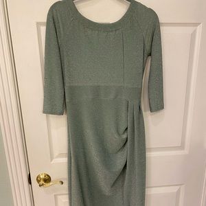 Shimmer green dress
